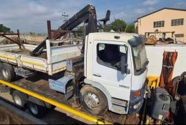 Truck Parts, Mercedes-Benz, Atego 1528 crane truck, Stripping for Parts, Dropside Body, Used, 2004
