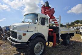 Mercedes Benz, 1313, 4x4 Drive, Crane Truck, Used, 1980