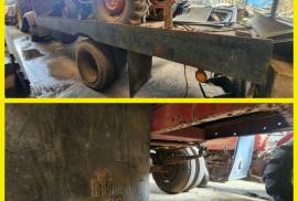 Truck Parts, International, KB 7, Accessories, Flat Deck Body, Used, 1948