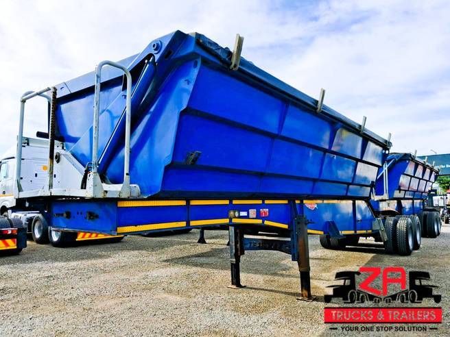 Trailmax, 40 CUBE SIDE TIPPER TRAILER [#52714], Side Tipper Link Trailer, Used, 2019